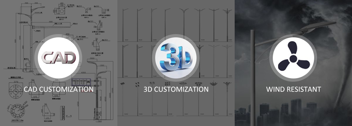 Steel Lamp Post Factory