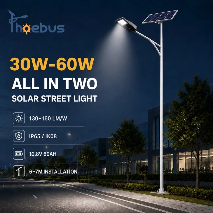 All in Two Solar Street Light