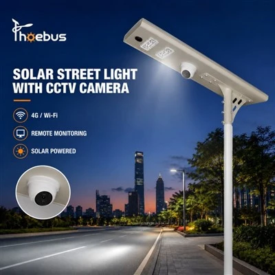 Solar Street Light With CCTV Camera