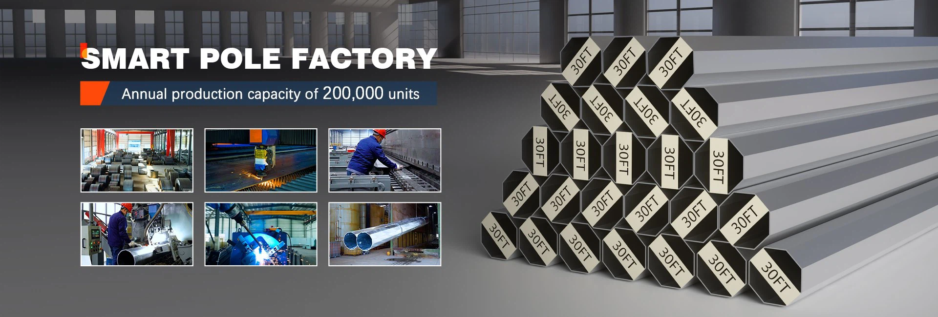 All in one solar street light poles