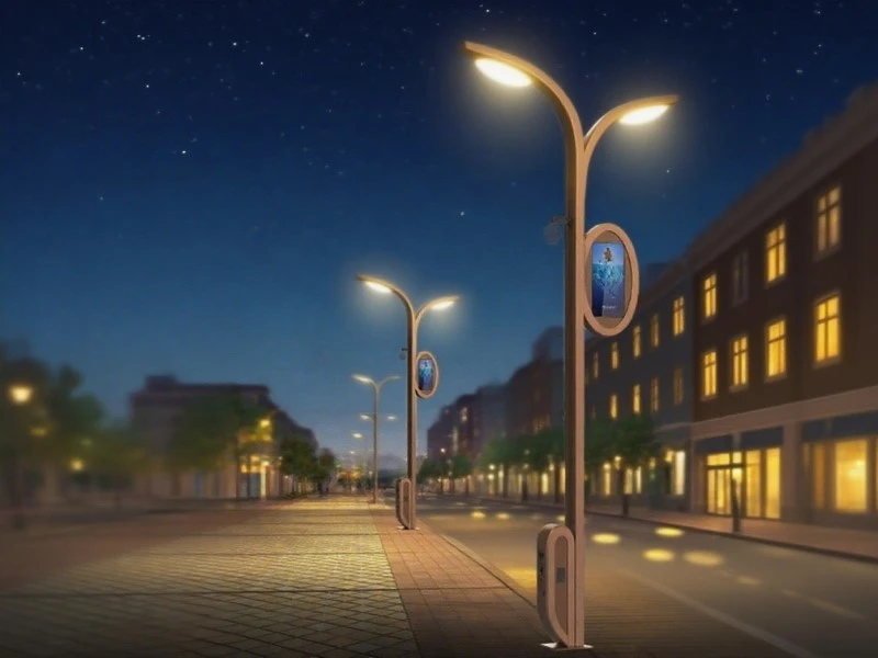 Intelligent street light pole Intelligent street light pole