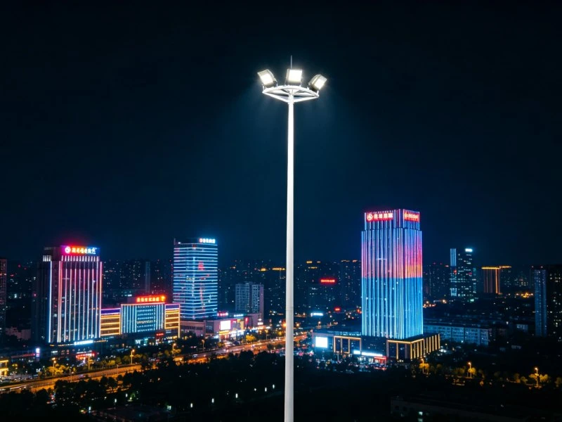 Galvanized high mast lights