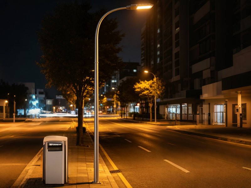 Steel metal street poles Steel metal street poles