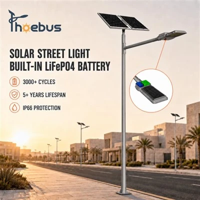 Split Solar Street Light