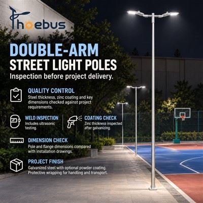 Outdoor Street Light Pole
