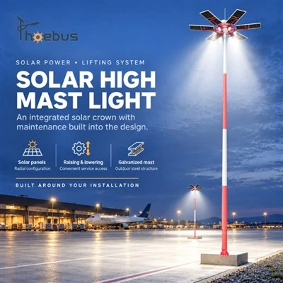 Solar High Mast Light